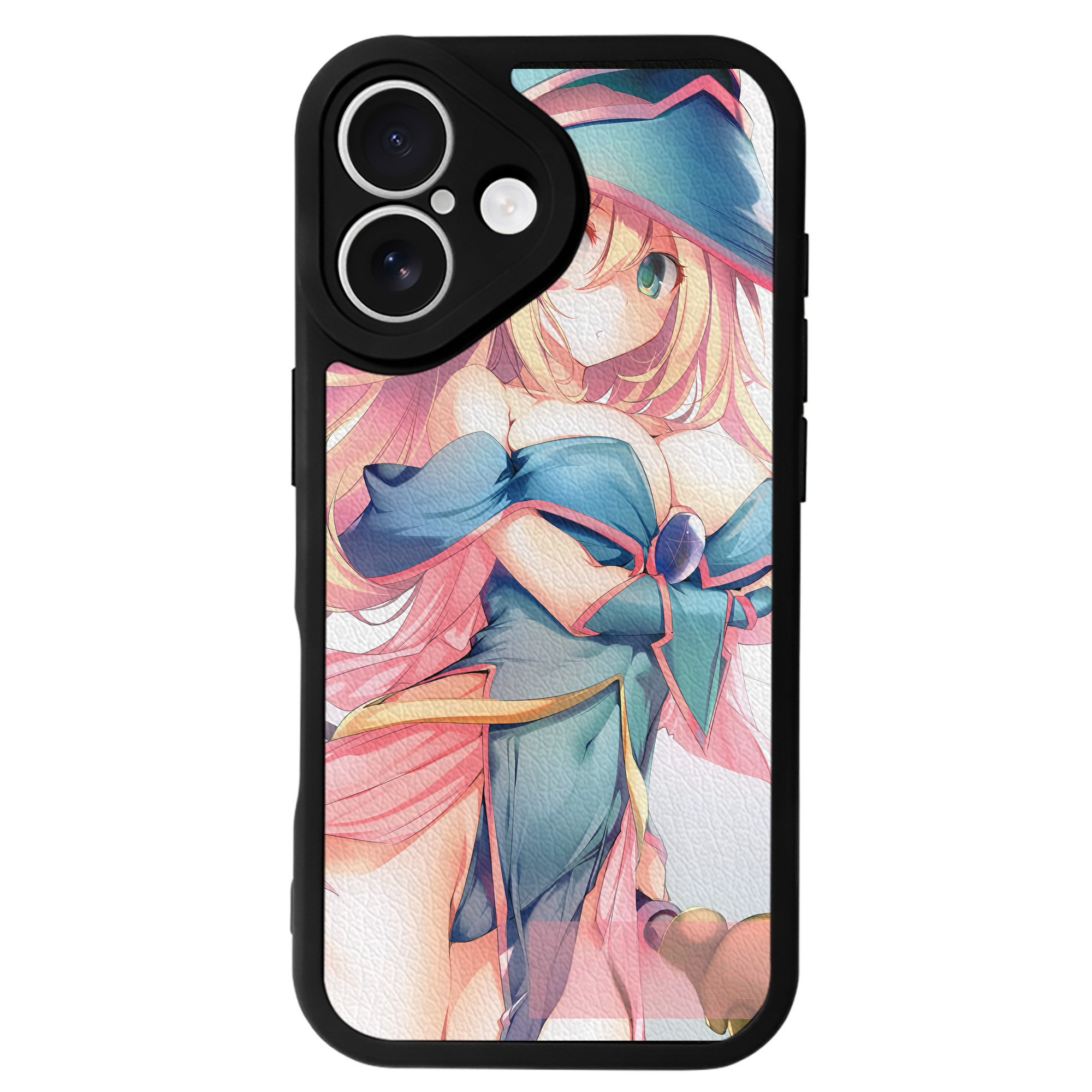 （画像用） 遊☆戯☆王 Yu-Gi-Oh! 【iPhone 16シリーズ対応】シリコンスマホケース（レザー調） 材質：シリコン